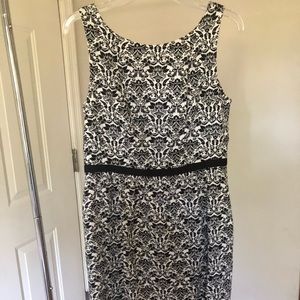 Ann Taylor LOFT Damask Dress
